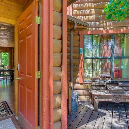 Unique Bear Country Cabin In Ruidoso With Hot Tub! Eksteriør bilde